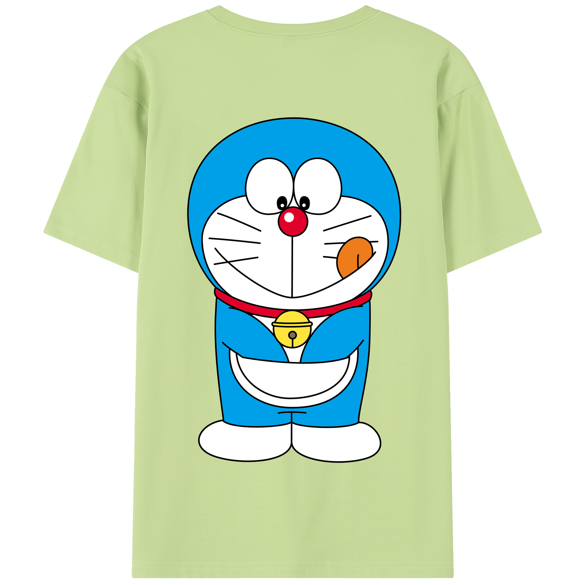 （画像用） ドラえもん Doraemon 綿100％半袖Tシャツ（背面プリント）